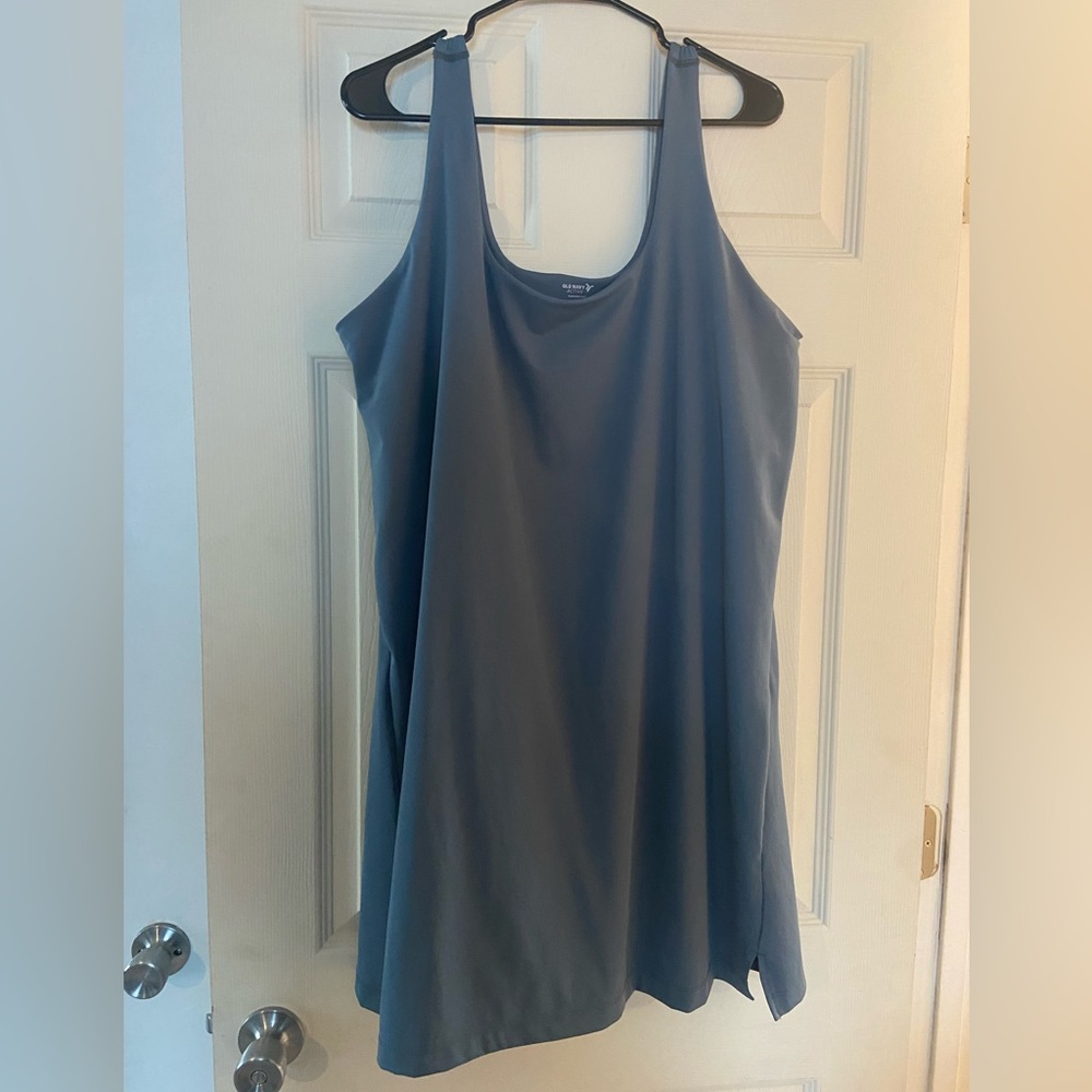 PowerSoft Sleeveless Shelf-Bra Support Dress for Women